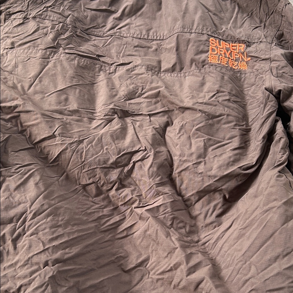 Superdry Brown Windbreaker Jacket - Picture 9 of 14